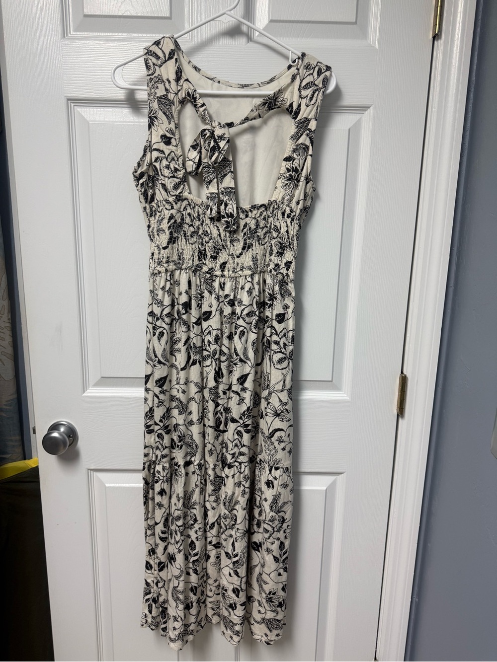 Sincerely Jules Black and White Floral Maxi Dress